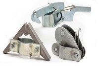 Galvanized metal fasteners and hooks