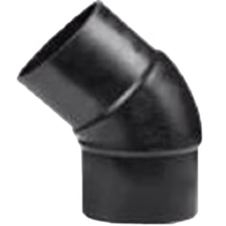 زانوی جوشی 45 درجه پلی اتیلن 10 اتمسفر