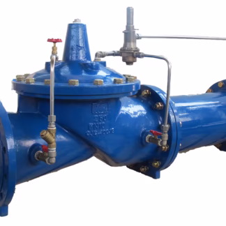 Cast iron flow control valve