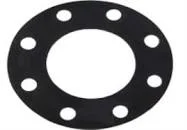 Perforated rubber washer