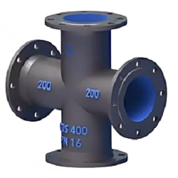 All flanged crosses   10 Atm