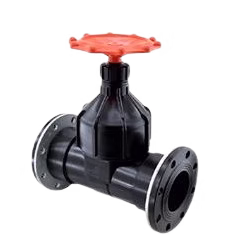 شیر پلیمری دسته کوتاه دو سر فلنج(گیت ولو)